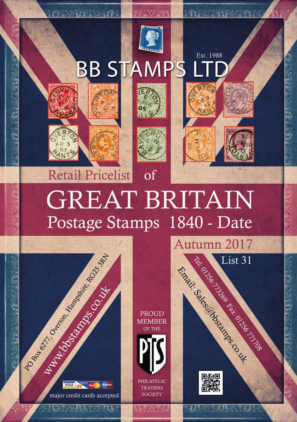 Great British 1840 DATE Mint & Used from BB Stamps Ltd